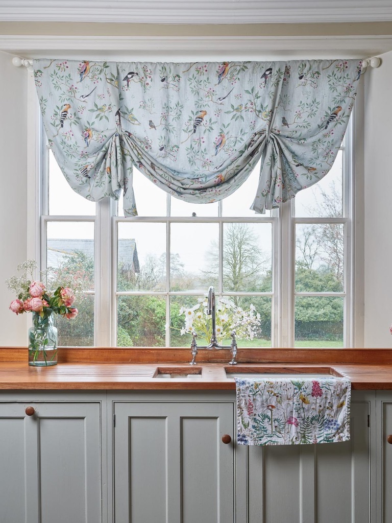 Birdsong in Quiet Moments on Ivory Linen