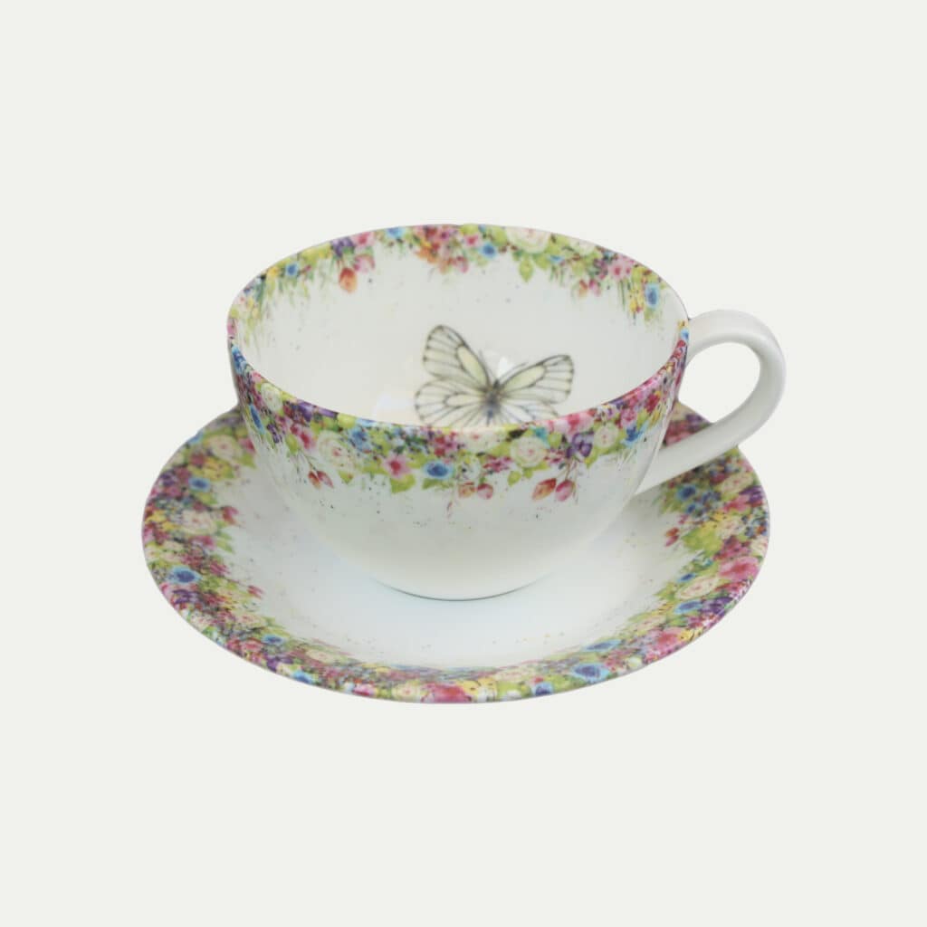 Wild Summer and Butterfly Cup & Saucer