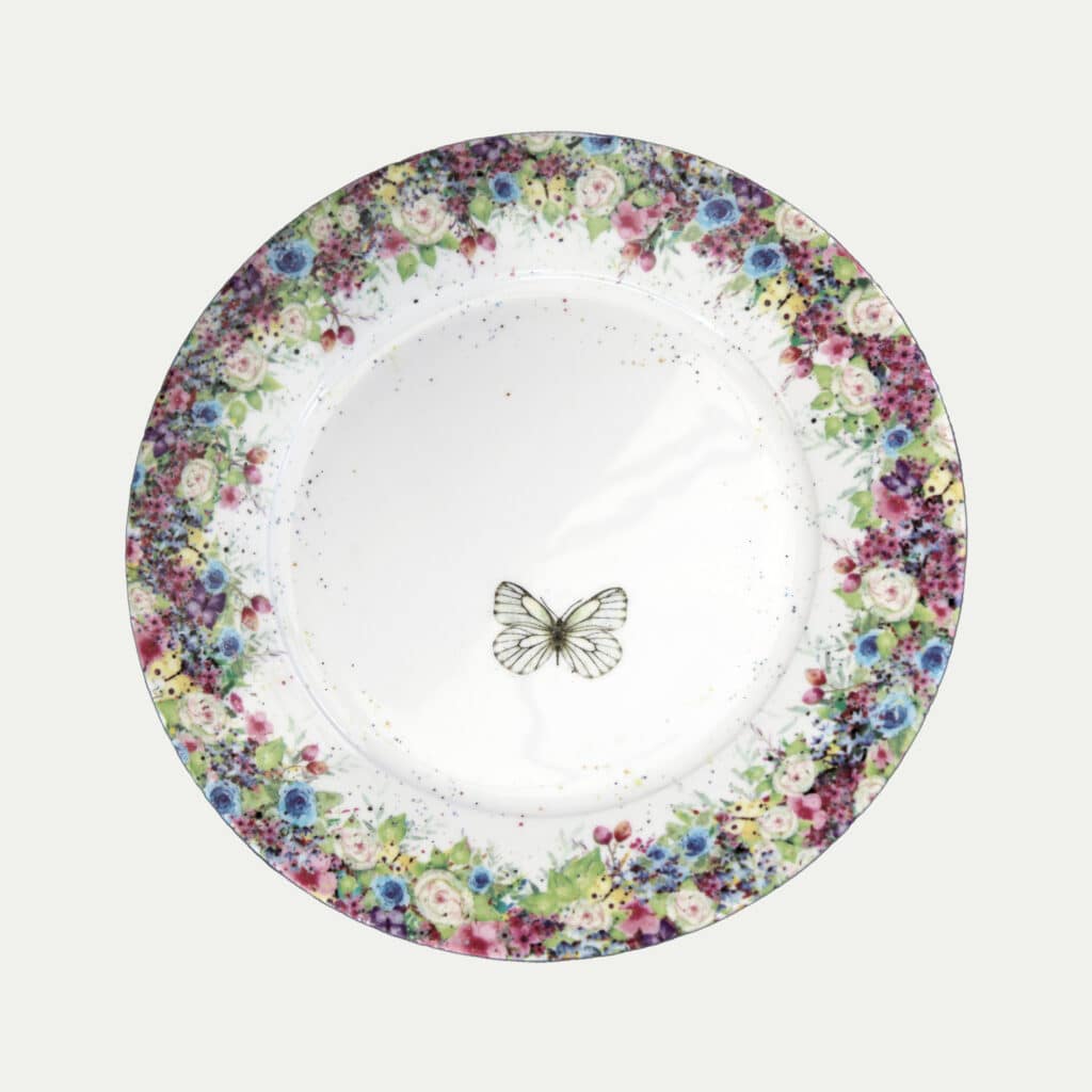 Wild Summer and Butterfly - Dinner Plate