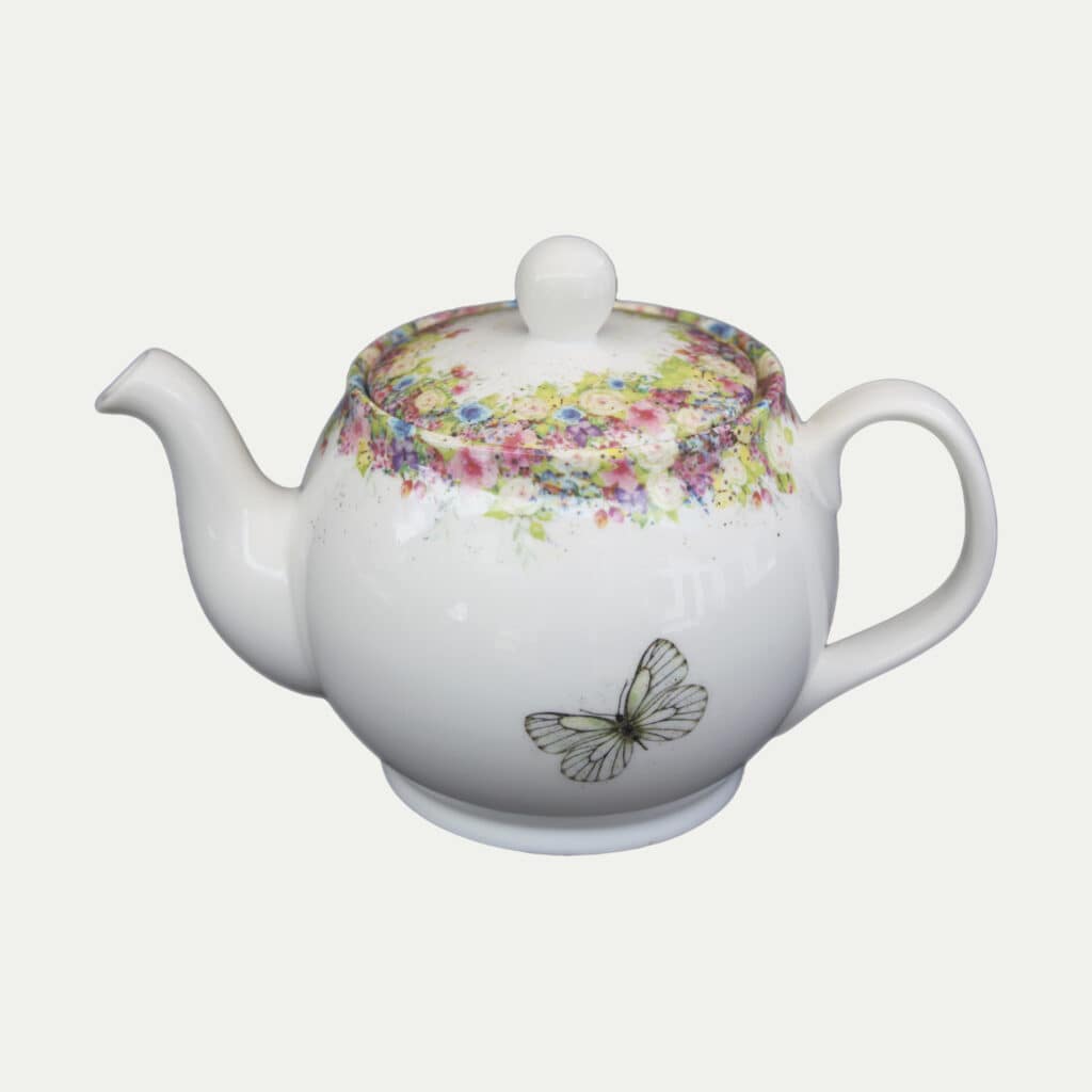 Wild Summer and Butterfly 6 Cup Teapot