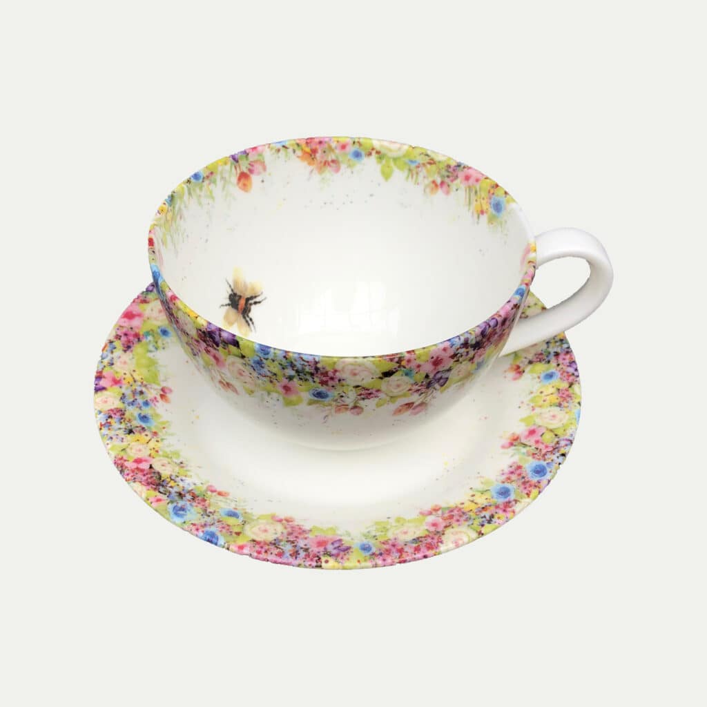 Wild Summer & Bumblebee - Cup And Saucer