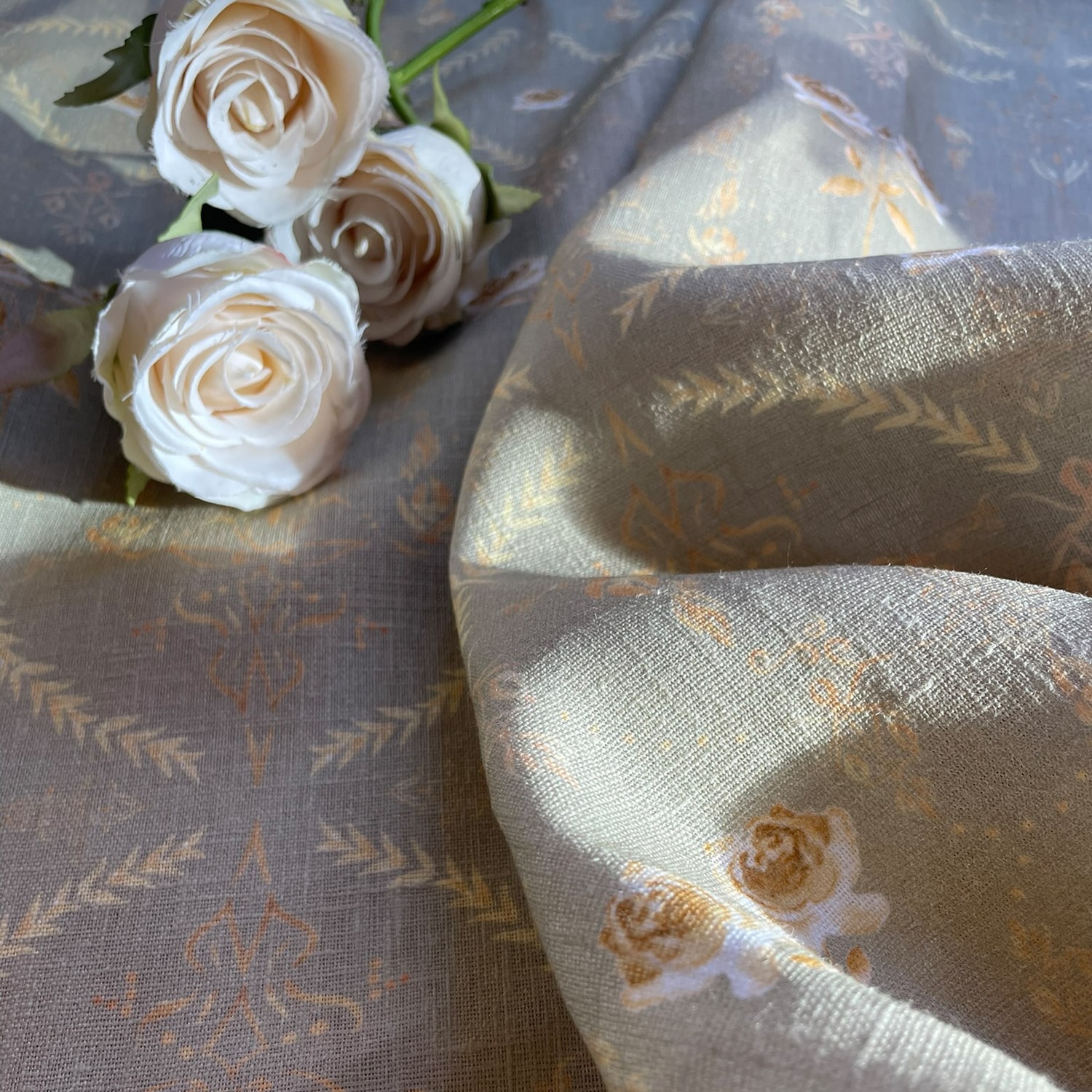 Colonial-Rose-Olive-Green-Fabric