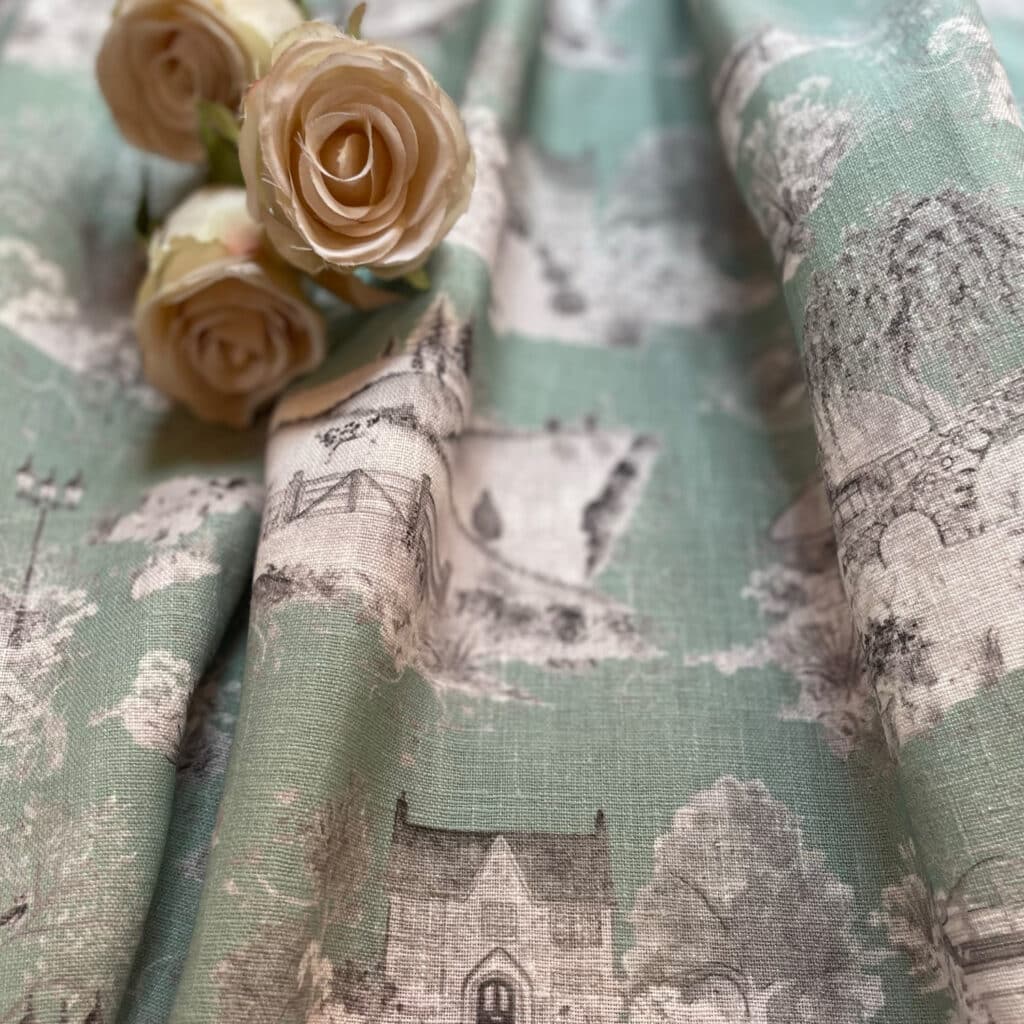 Country-Charm-Toile-Sage-Green-Fabric
