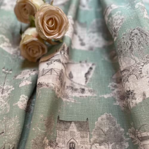 Country-Charm-Toile-Sage-Green-Fabric