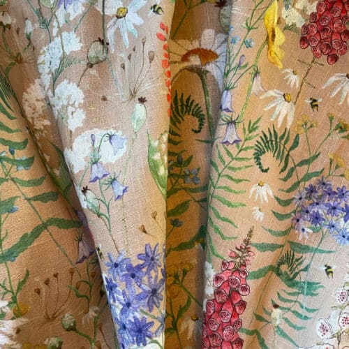 Almond-Fabric-Field-Flowers