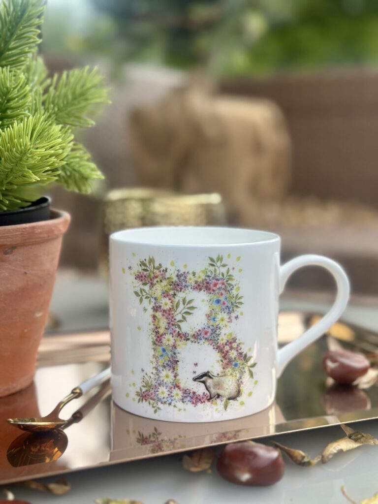 Wild Summer Alphabet Mug B
