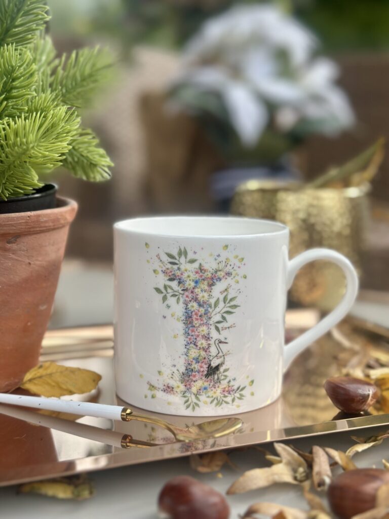 Wild Summer Alphabet Mug I