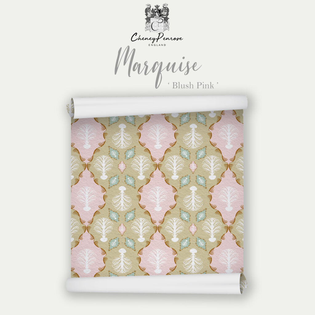 Pink Marquise Eco Wallpaper