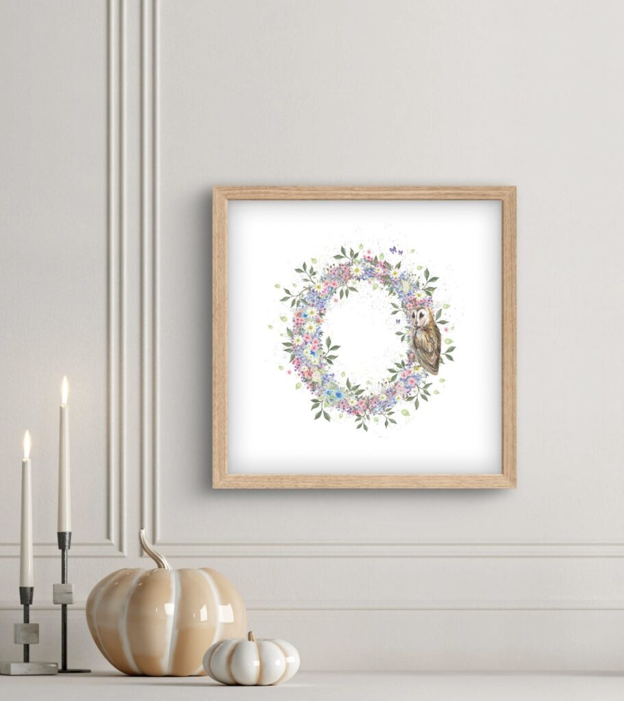 Decorative Letter O Art Print