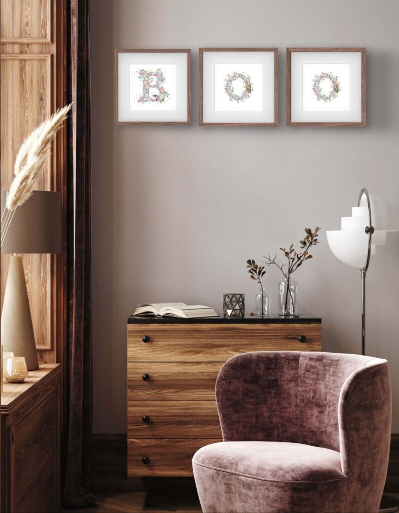 Decorative Letter B Art Print