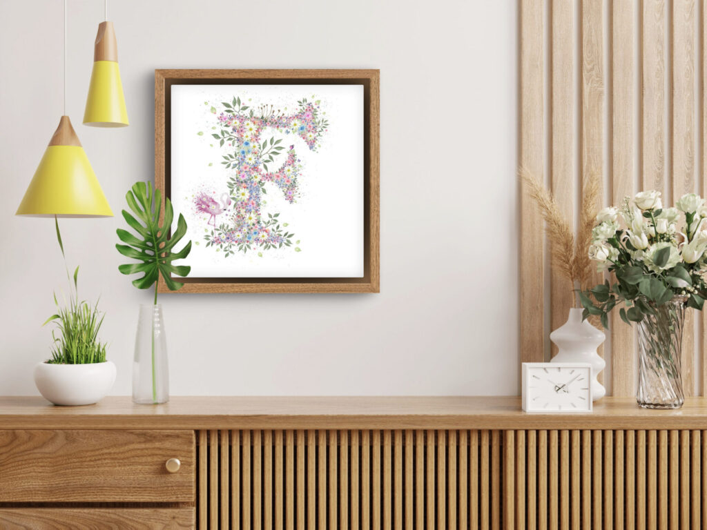 Decorative Letter F Art Print