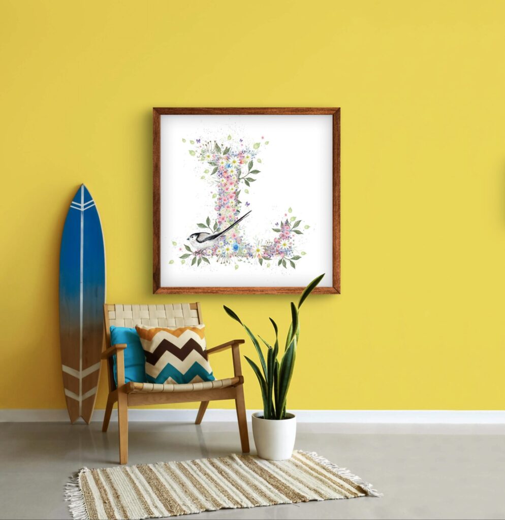 Decorative Letter L Art Print