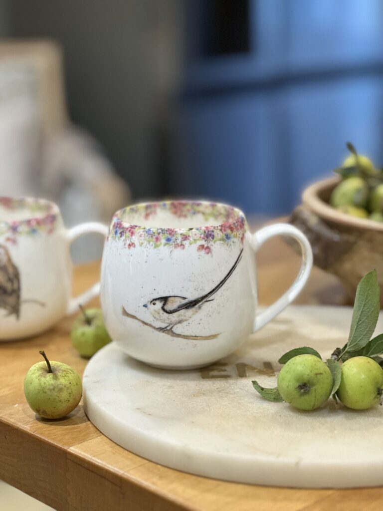 Wild Summer & Long Tailed Tit Hug Mug