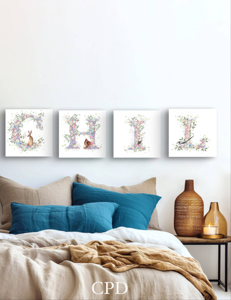 Decorative Letter I Art Print